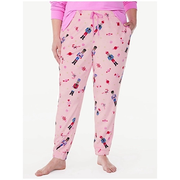 JOYSPUN WOMEN’S PLUSH FLEECE SLEEP JOGGERS - Picture 5 of 9